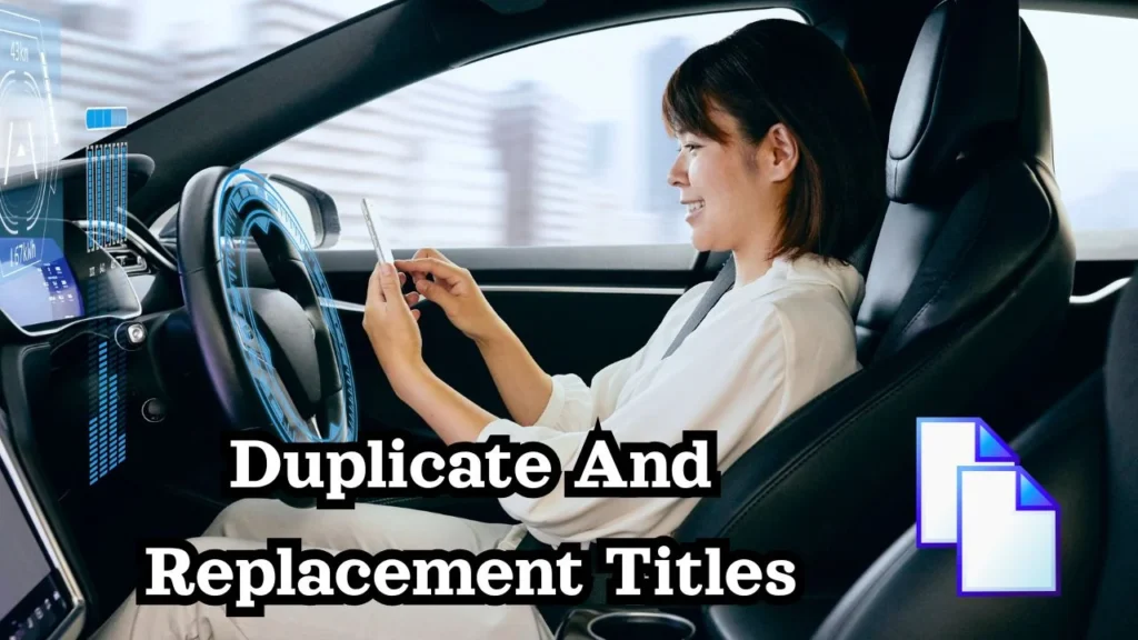 Duplicate And Replacement Titles