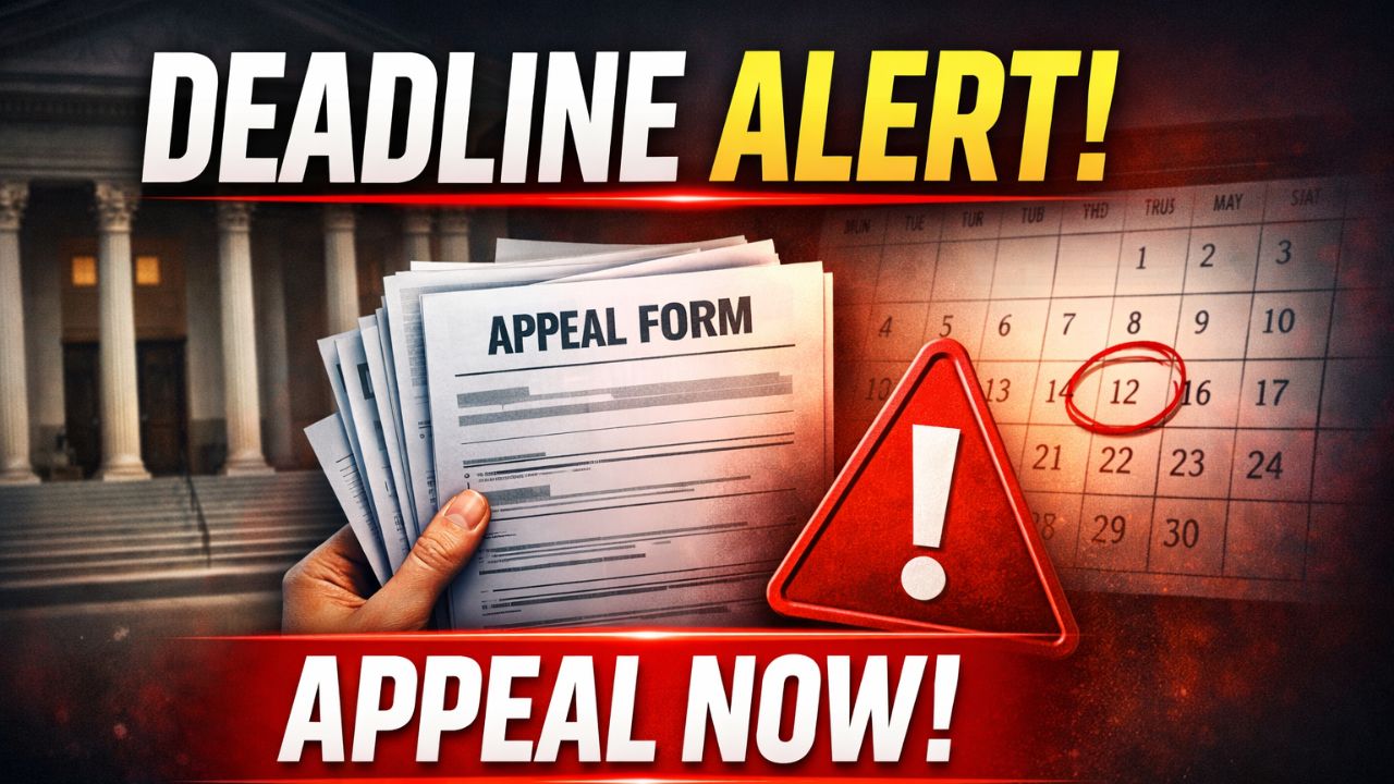 Appeal Filing Deadline Announced for Homeowners