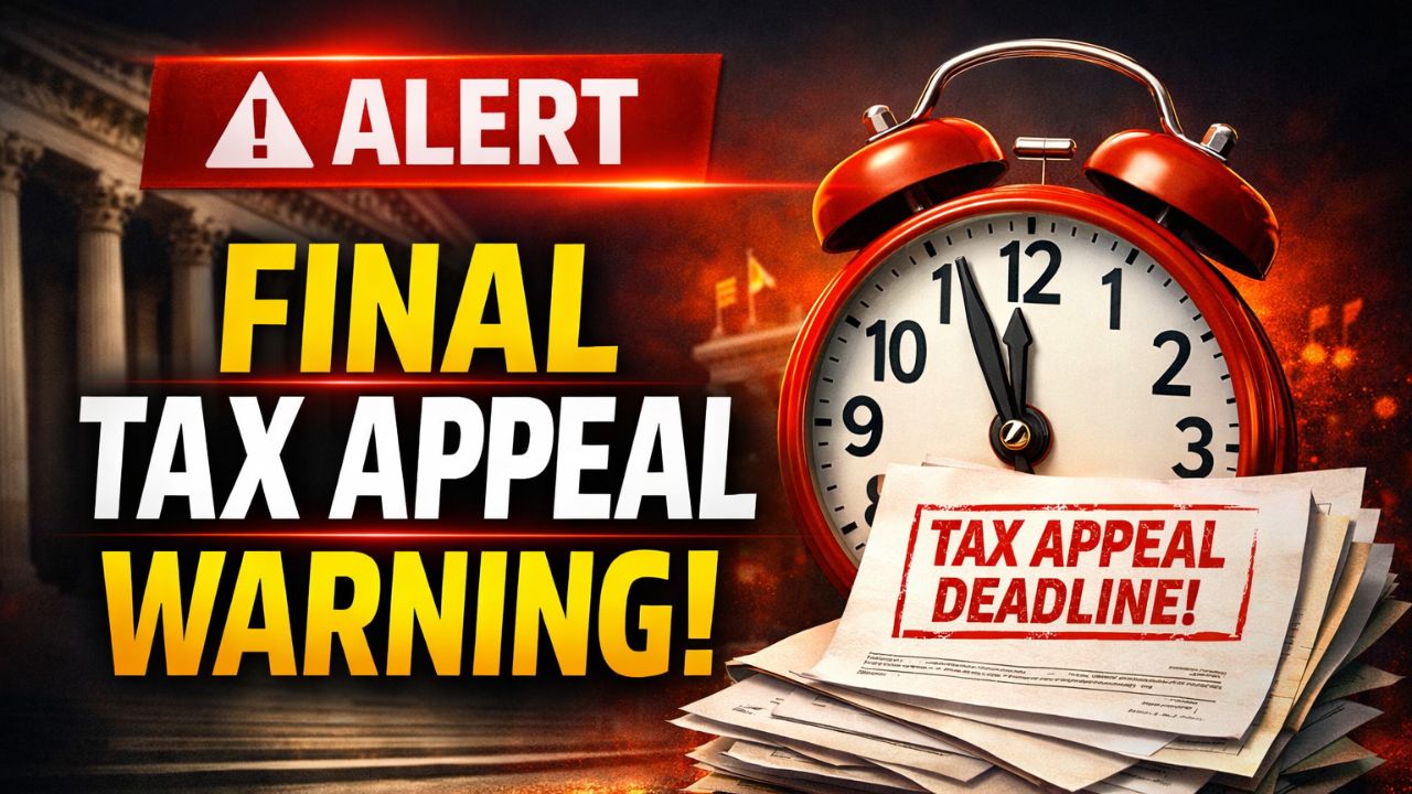 Final Reminder Before Tax Appeal Period Closes