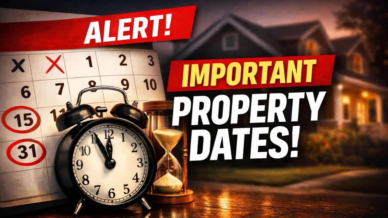 Important Dates Every Property Owner Should Know