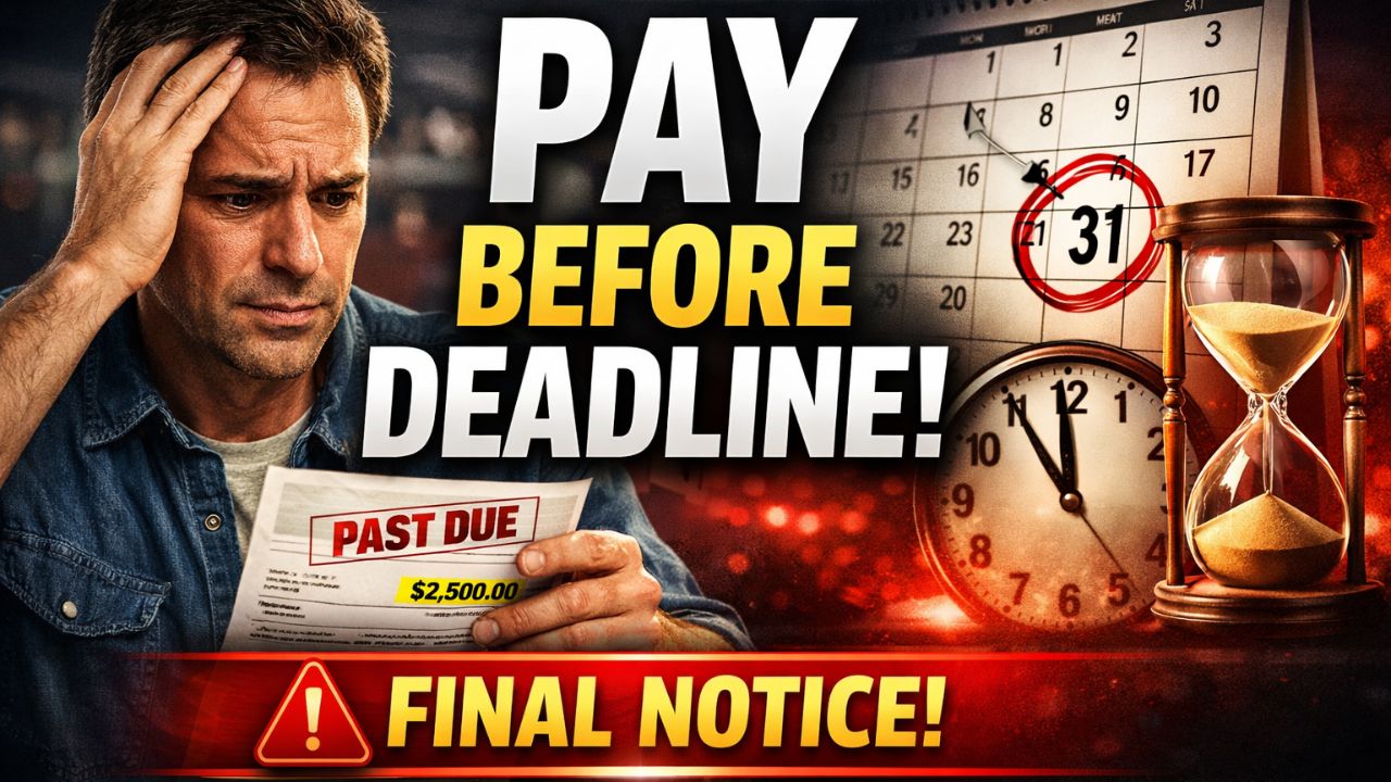 Payment Options Available Before Deadline