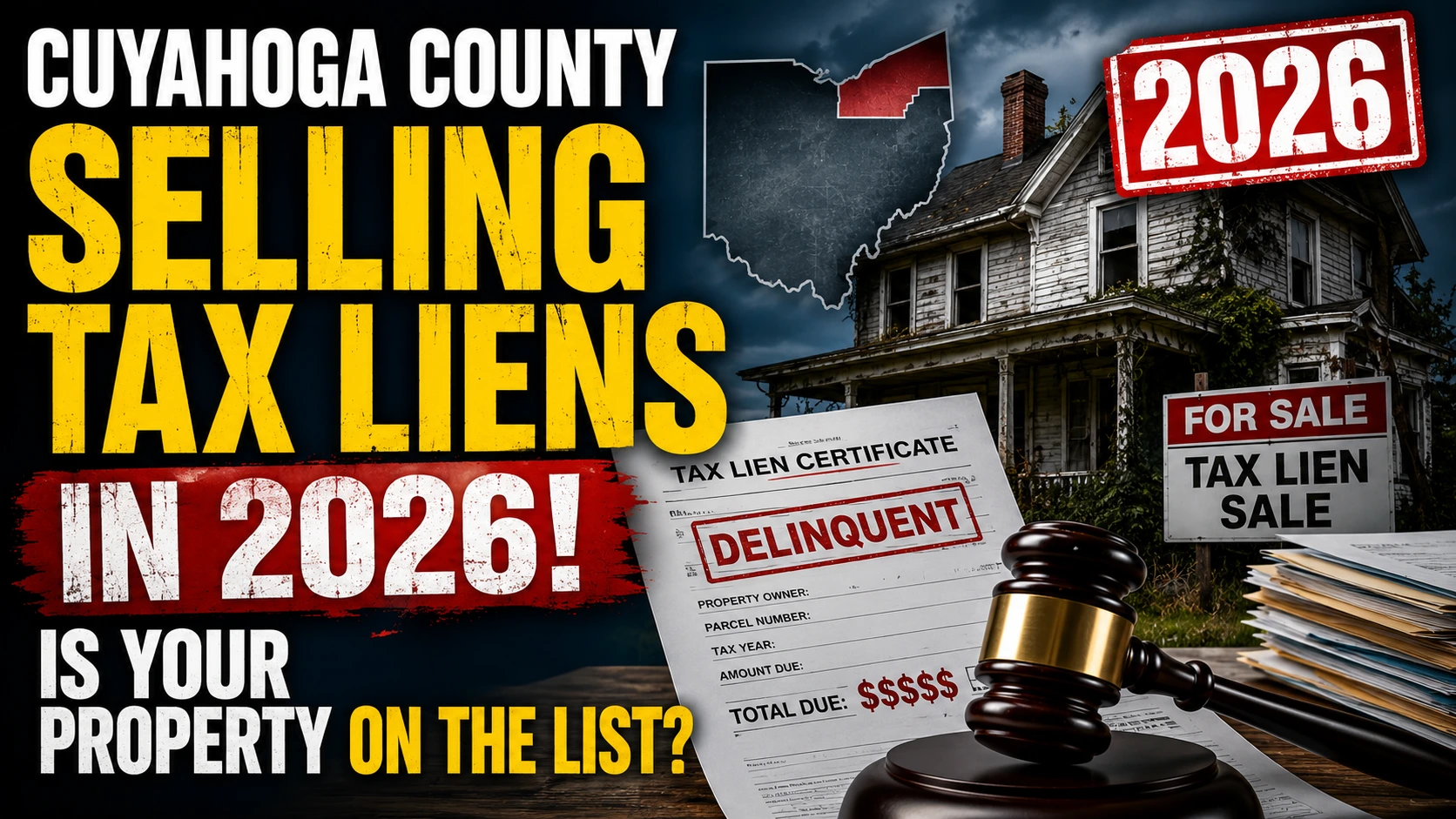 Cuyahoga County Is Selling Tax Liens in 2026. Is Your Property on the List?