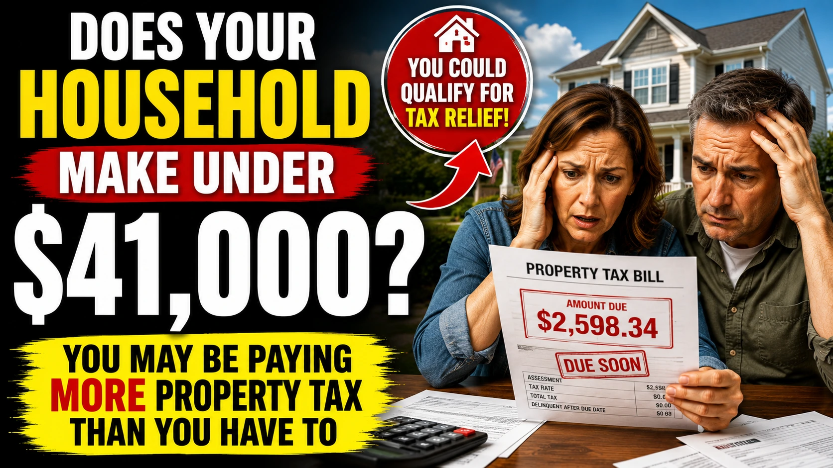 Does Your Household Make Under $41,000? You May Be Paying More Property Tax Than You Have To