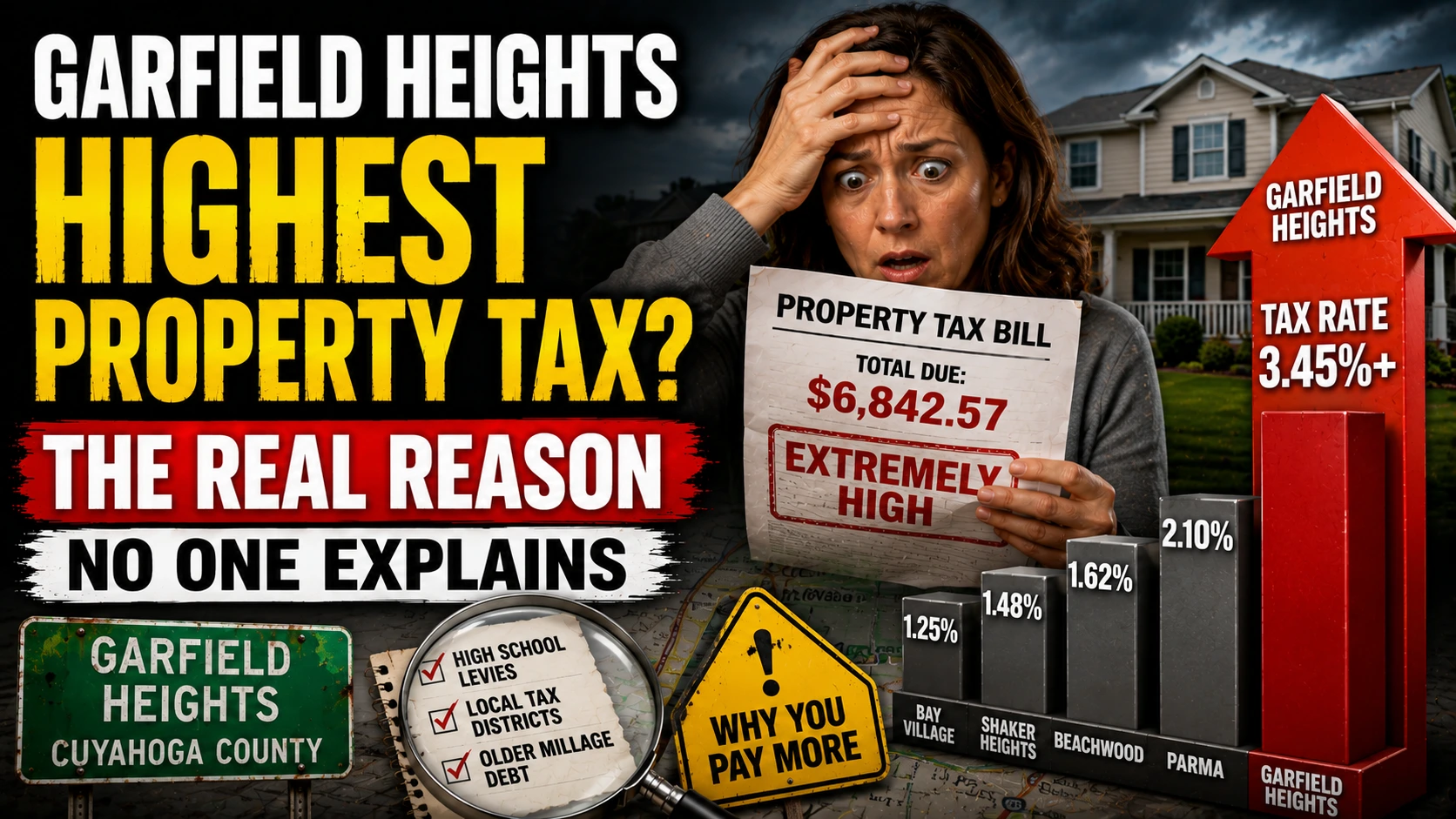 Garfield Heights Homeowners Pay One of the Highest Property Tax Rates in Ohio — Here Is the Reason No One Explains
