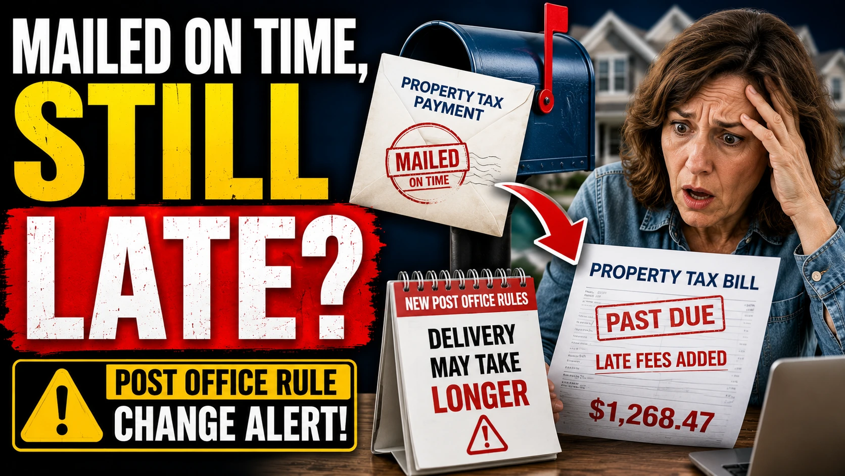 How a Post Office Rule Change Could Make Your Property Tax Payment Late — Even If You Mailed It on Time