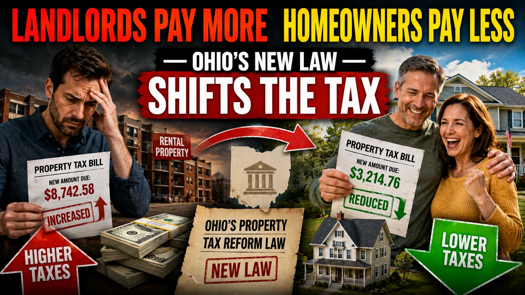 Landlords in Cuyahoga County Are Paying More Property Tax Under Ohio's New Law So Homeowners Can Pay Less