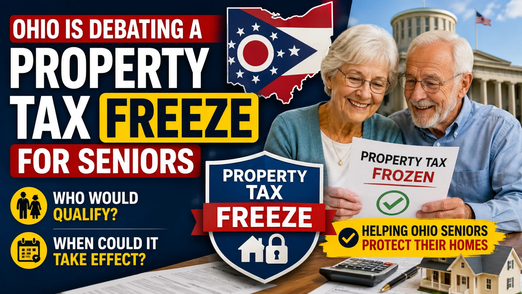 Ohio Is Debating a Property Tax Freeze for Seniors. Here Is Who Would Qualify and When It Could Take Effect