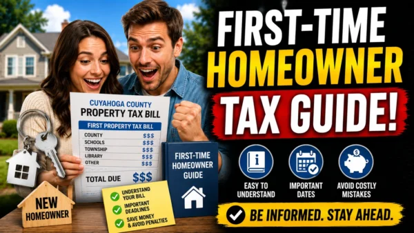 A Cuyahoga County First-Time Homeowner's Complete Guide to Understanding Your First Property Tax Bill