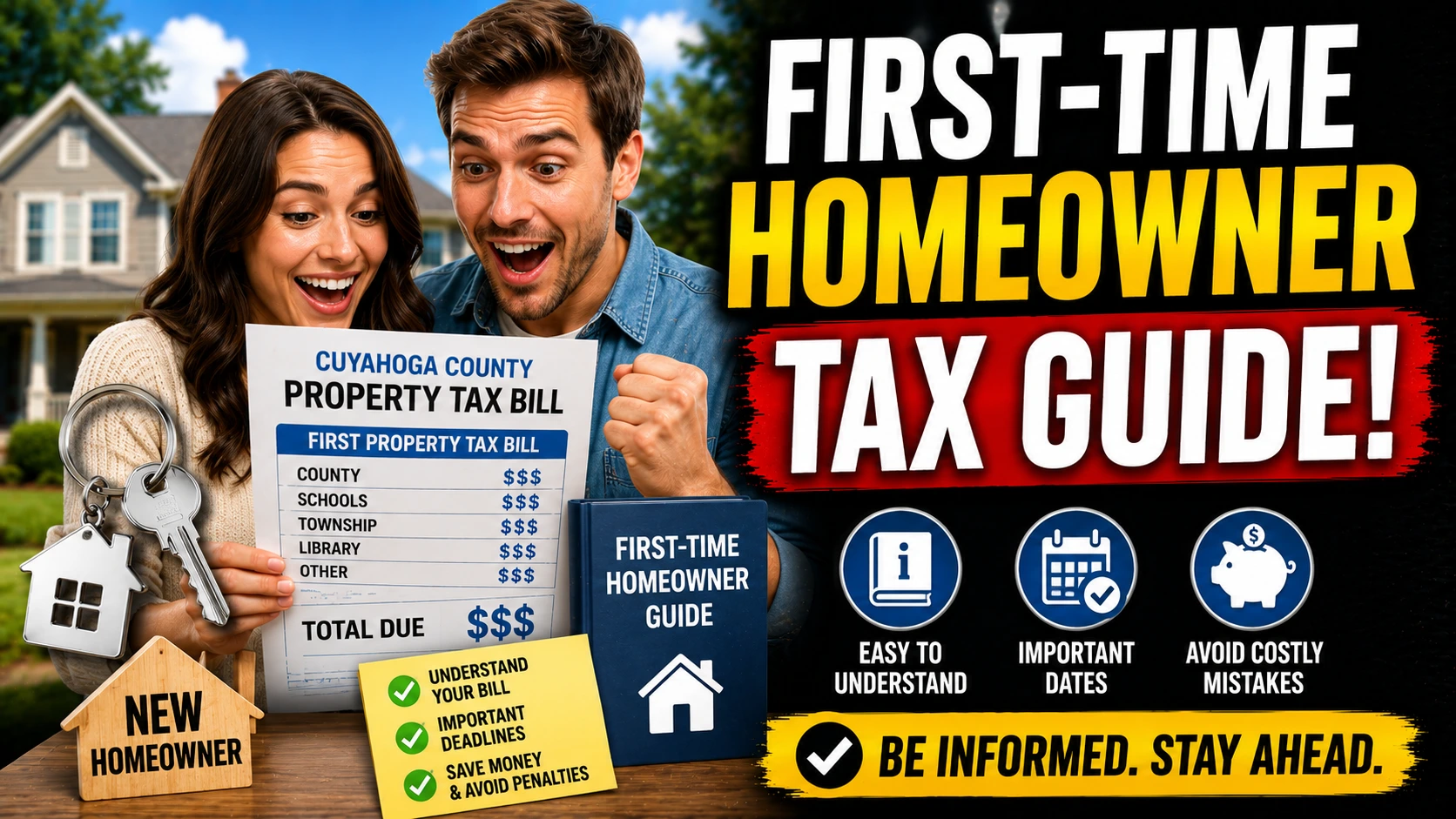 A Cuyahoga County First-Time Homeowner's Complete Guide to Understanding Your First Property Tax Bill