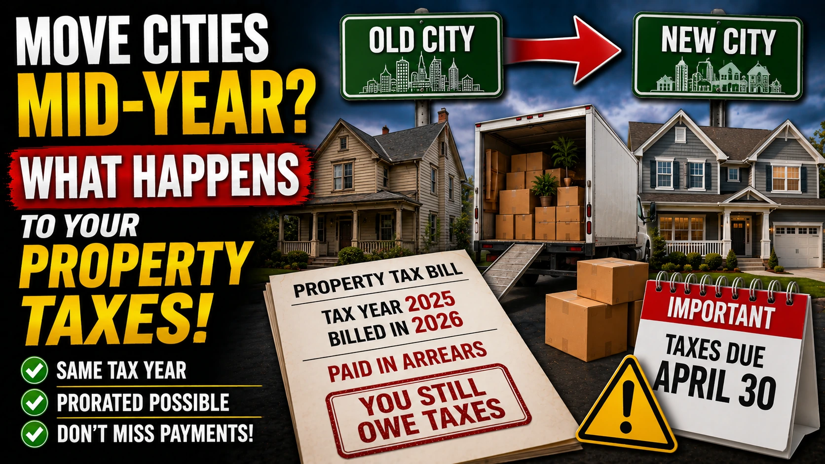 What Happens to Your Property Taxes When You Move to a Different Cuyahoga County City Mid-Year