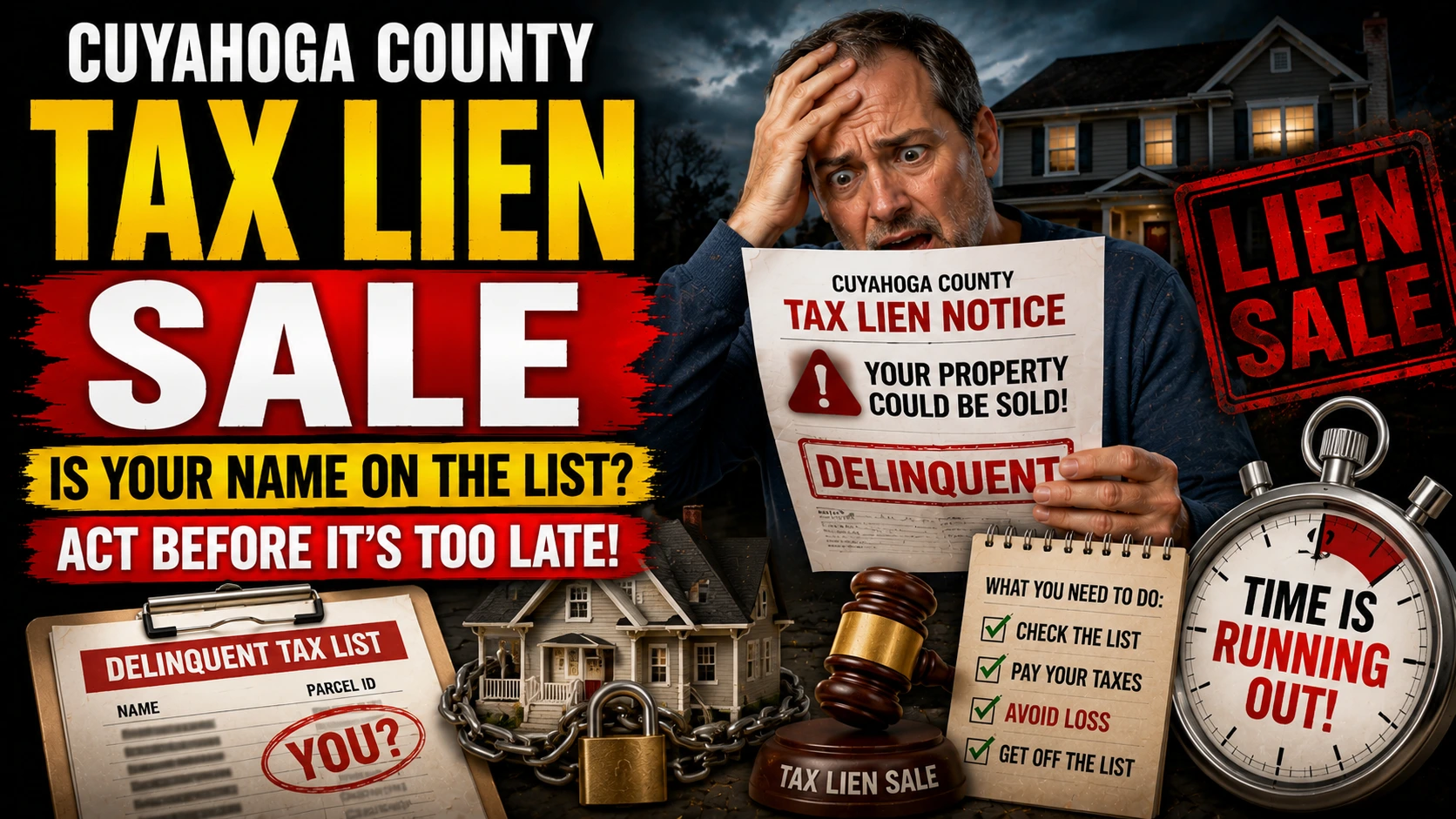 What the Cuyahoga County Tax Lien Sale Means If Your Name Is on the List — and How to Get Off It Before It's Too Late