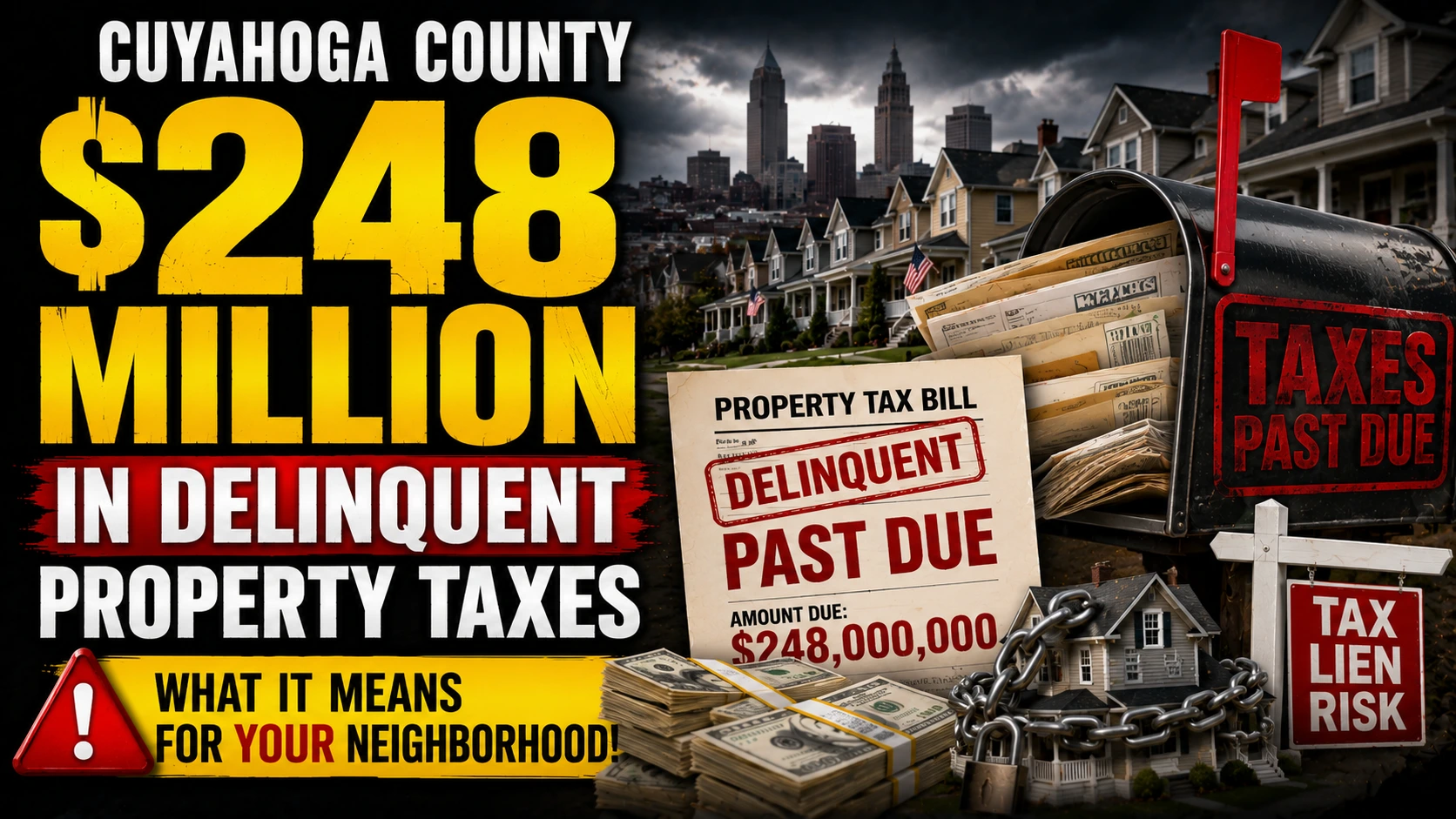 Cuyahoga County Carries $248 Million in Delinquent Property Taxes — Here Is What That Means for Your Neighborhood