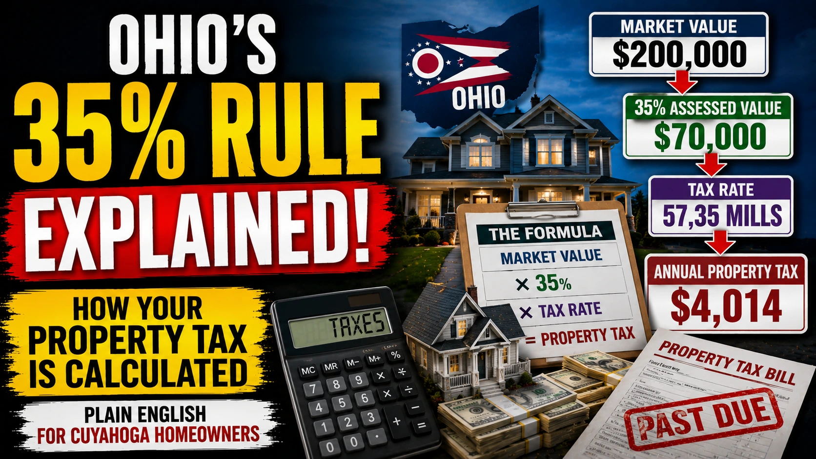 How Ohio Calculates Your Property Tax: The 35% Rule Explained in Plain English for Cuyahoga County Homeowners